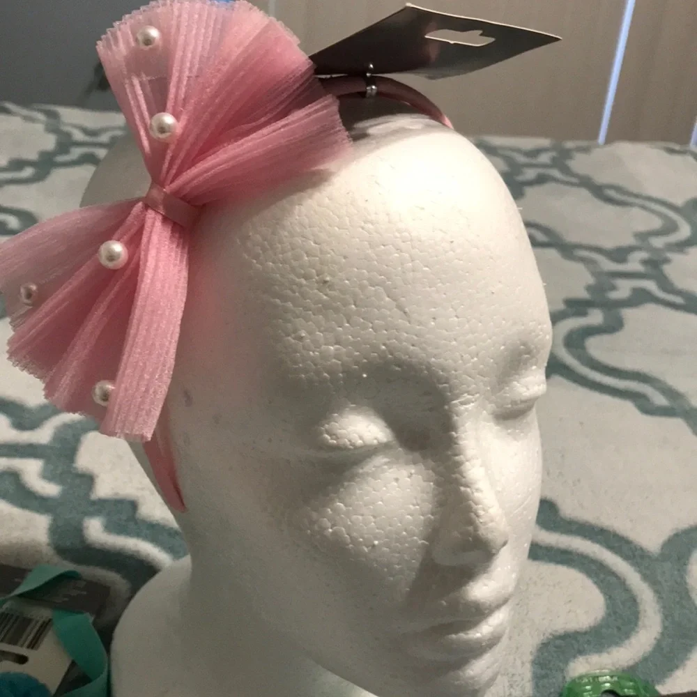 Kids Headband and Bath Gift Set - Pink & Aqua